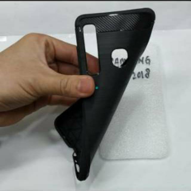 karet SAMSUNG A9 2018 softcase ipaky SAMSUNG silikon karet hitam