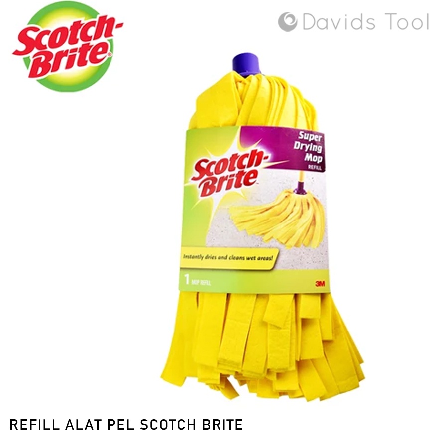 Scotch Brite Refil Kain Pel Refill Strip Kuning ID73