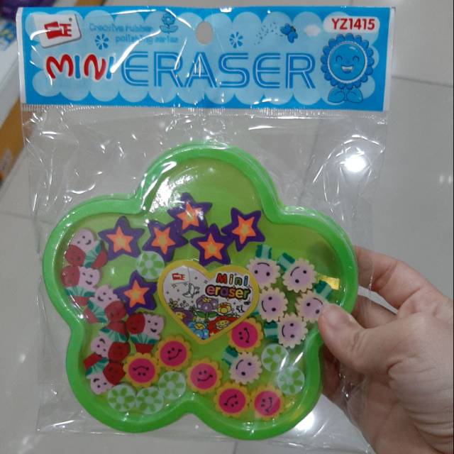 

Penghapus Pensil Unik Lucu / Eraser bentuk bunga