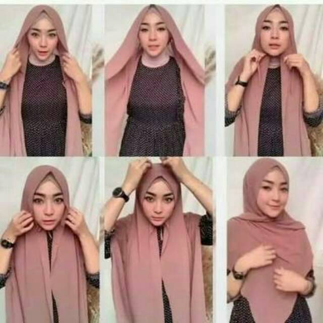 Pashmina Instan Tali Wolfis Italiano 180x75 Ala Sabyan Malay Polos Jatuh Lebih Tebel