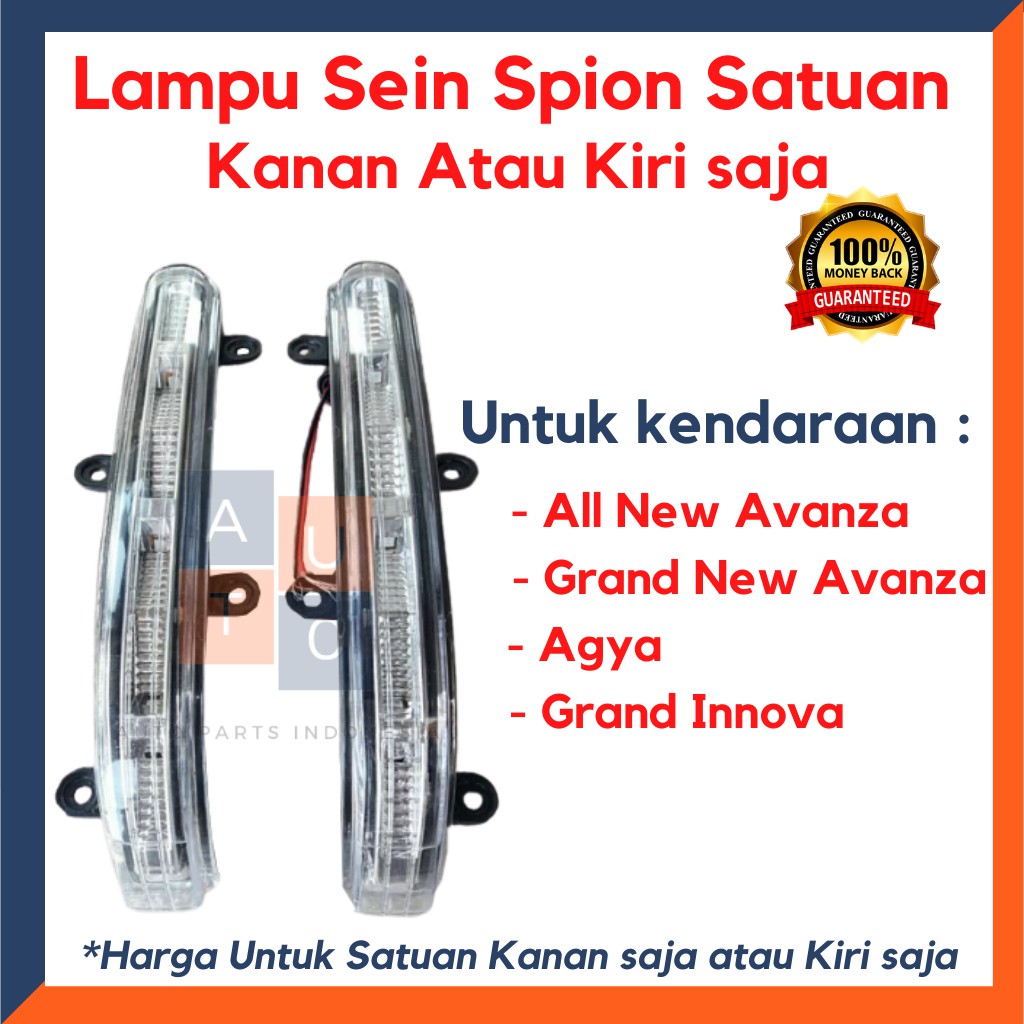 Lampu Sein Spion Avanza/ Lampu Sein Spion Innova/ Lampu Sein Spion Agya/ Sein Spion