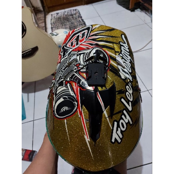 TLD SE3 ECE Piston Helmet Gold