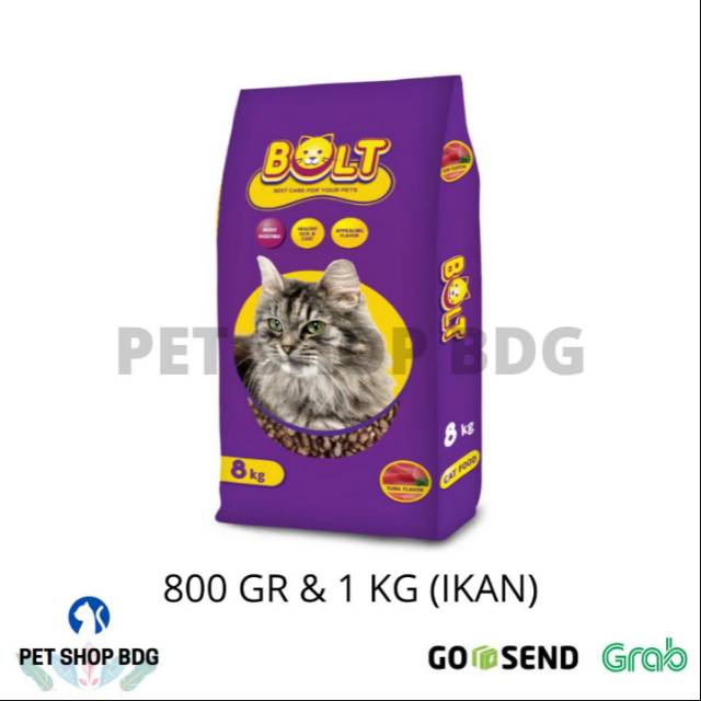 Makanan Kucing Repack 1kg /800gr  Shopee Indonesia