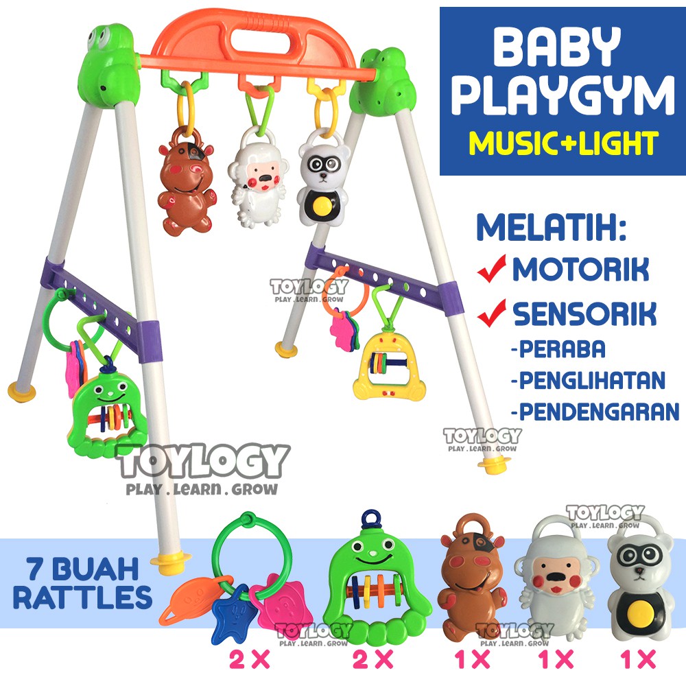 Mainan Bayi Baby Fitness Musical Playgym Play Gym Music