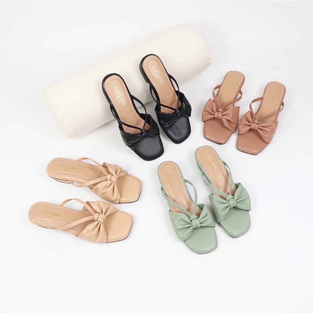 GLARISAMODA Marina Heels 3cm Pita Empuk