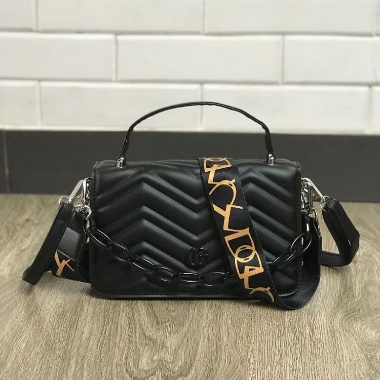 TAS CG RANTAI 2 TALI PANJANG Tas Selempang Wanita Import Murah Tas Import Fashion Wanita Perempuan C