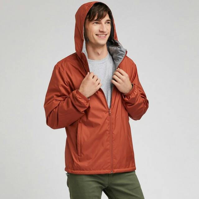 Jaket Pria Uniqlo Parka Reversible
