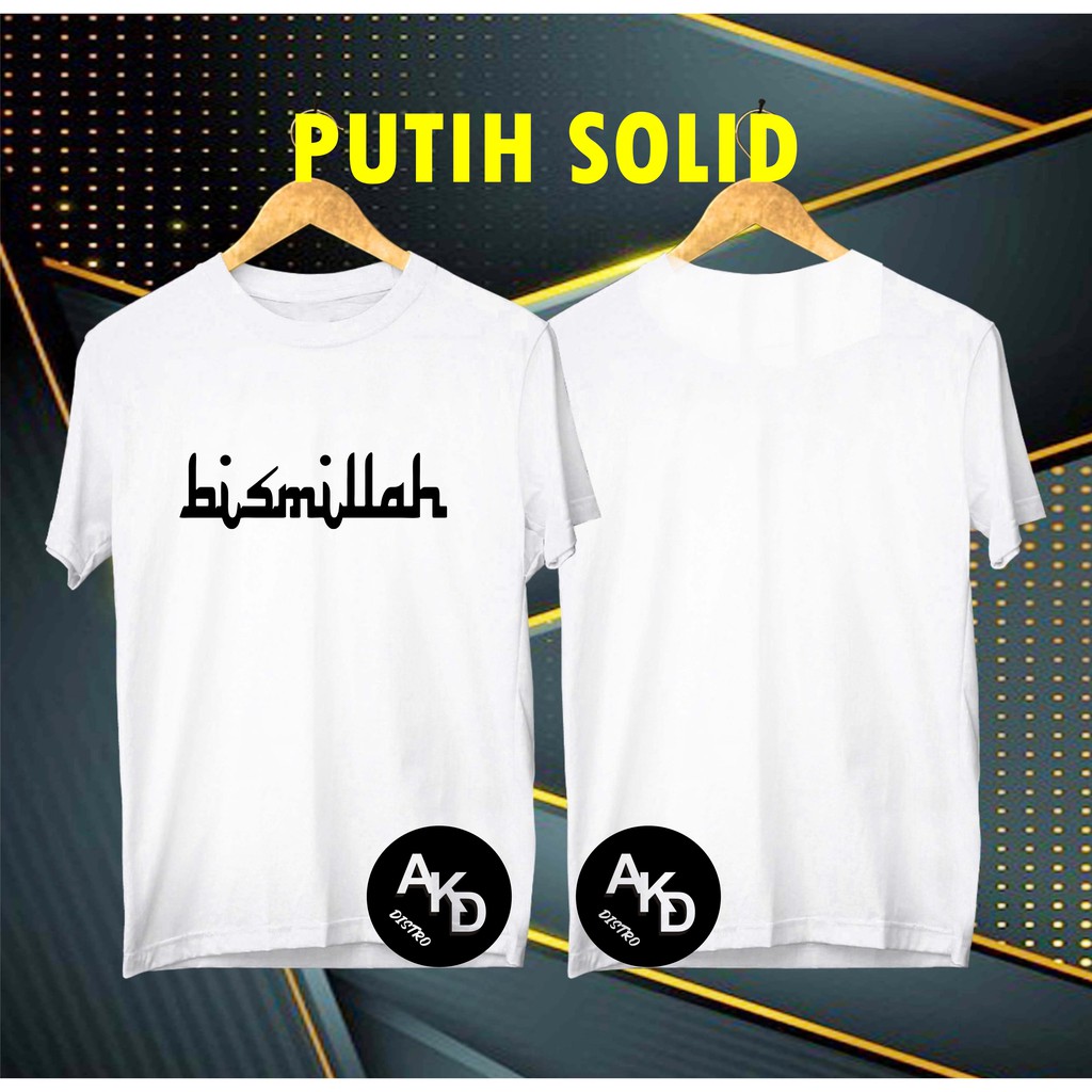 CODKAOS BISMILLAH kaos pria kaos distro kaos murah wanita pria