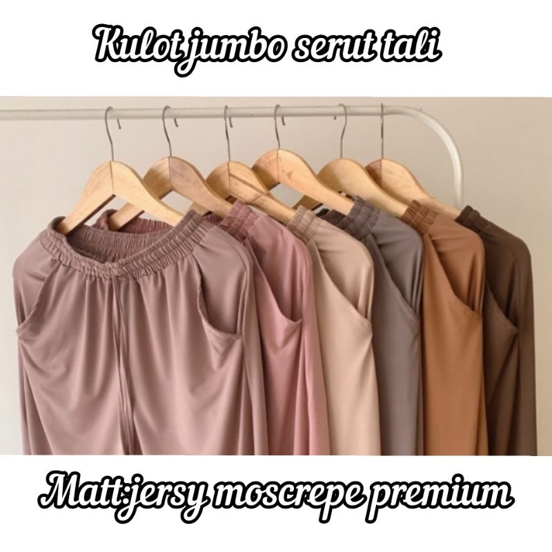 COD KULOT UNIQLO PREMIUM/ KULOT JUMBO / KULOT HIGH WAIST /KULOT RIBBON TALI SERUT /KULOT JERSY UNIQLO