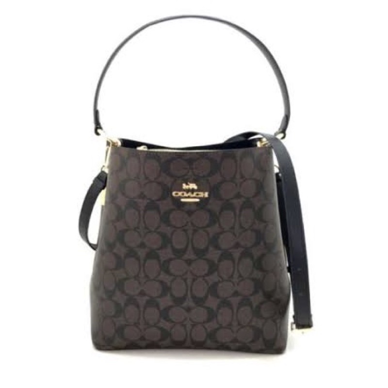 Coach Town Mini Bucket Bag in mahogany