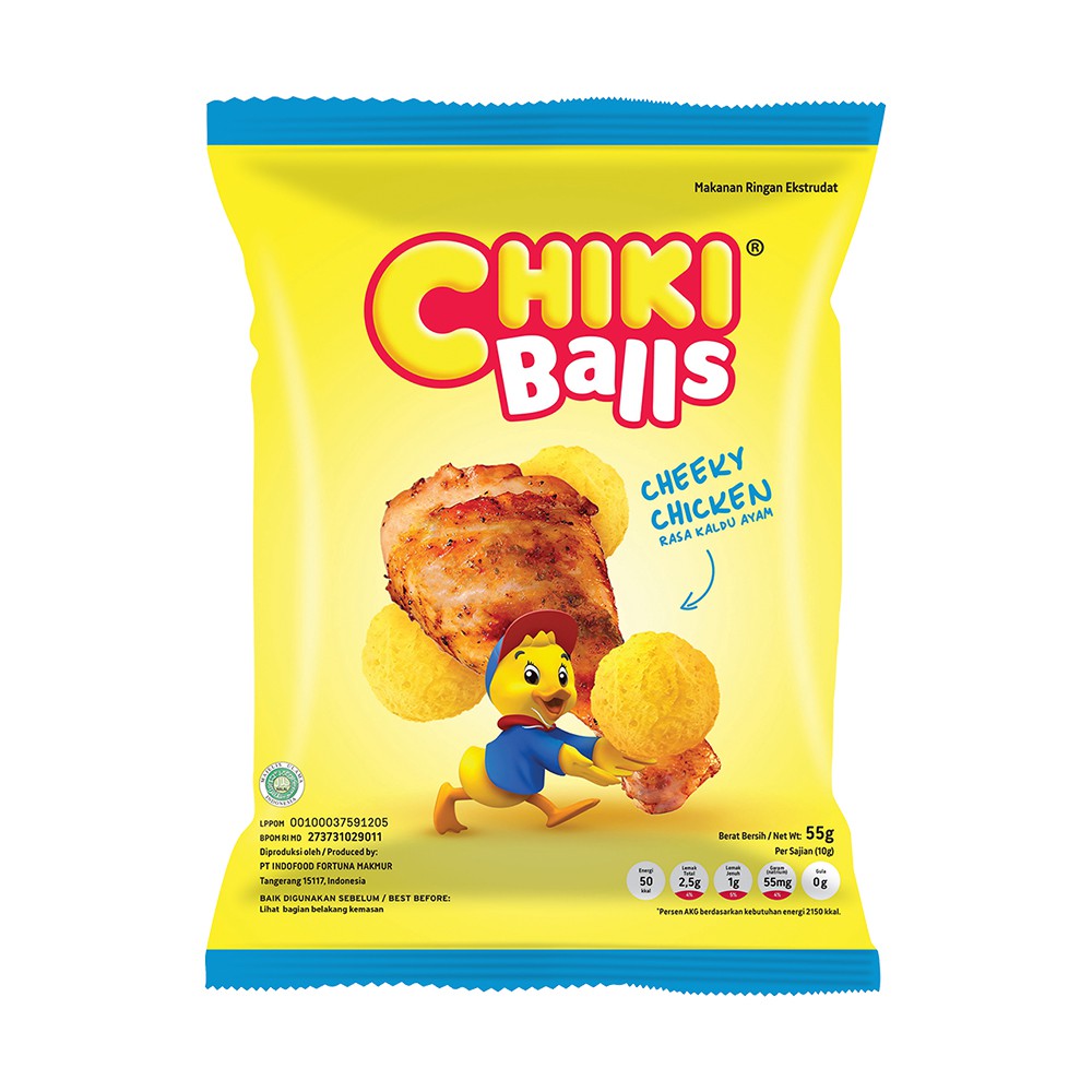 

Chiki Ball Ayam 55 Gr - 4 Pcs Promo Snack