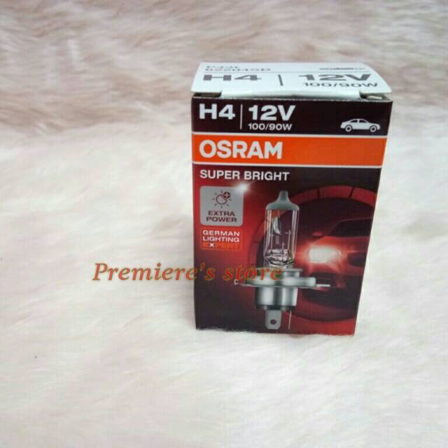 Bohlam / lampu h4 osram 100/90 watt