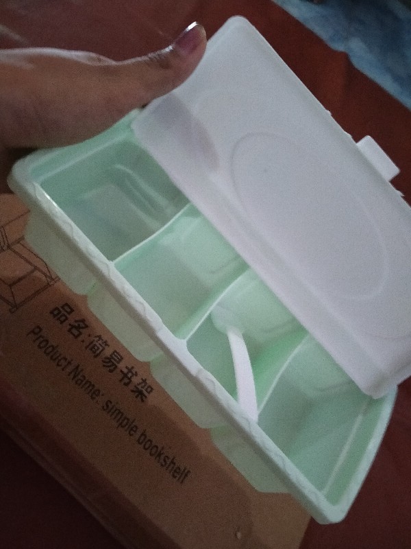 Kotak Bumbu Dapur Gula Garam 4 Sekat Wadah Tempat Bumbu Dapur Botol Bumbu Rak Penyimpanan Rempah Msg