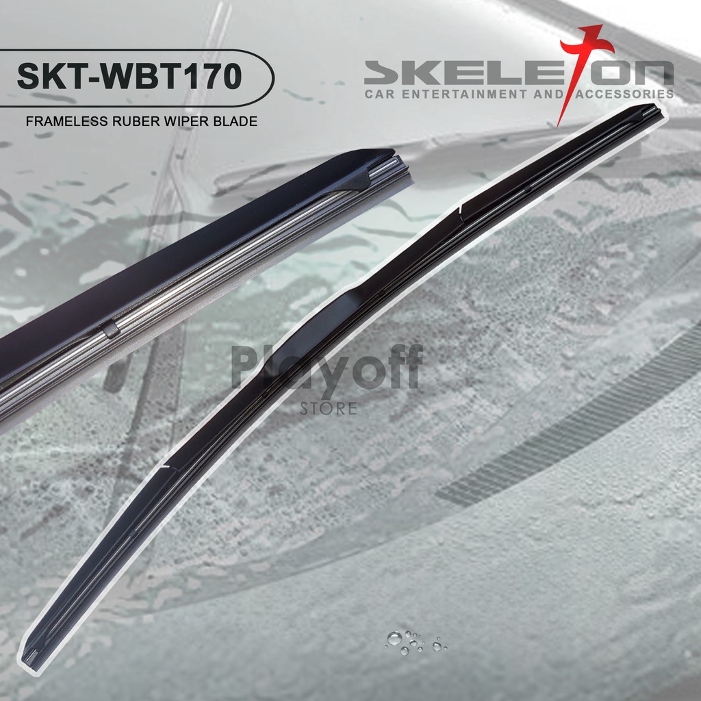 Wiper Mobil Karet Universal 14 &quot; 15 &quot; 16&quot; 17&quot; 18&quot; 19&quot; 21&quot; 22&quot; 24&quot; 26&quot; SKT - WBT170