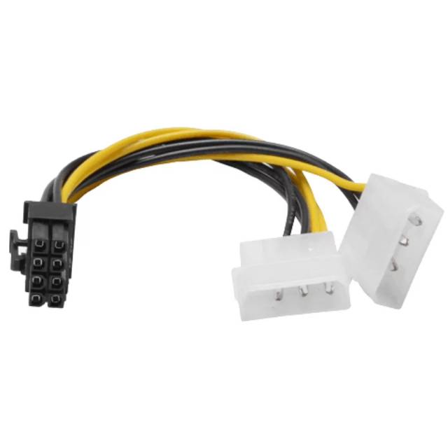 KABEL POWER VGA PCIE 8 PIN TO MOLEX CABANG