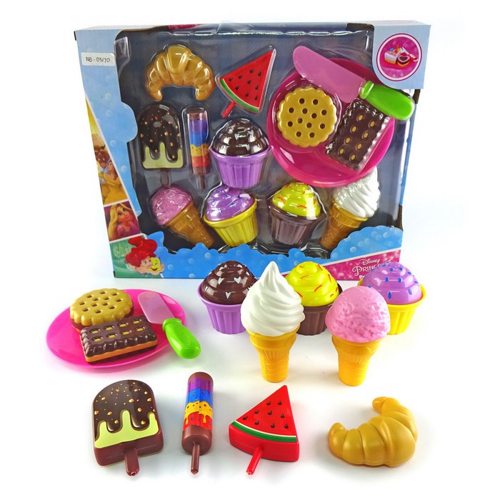 Grosiran Murah Mainan Anak - Contest Track - Mobil Lintasan Track EY273 Disney Princess Pastry Set -