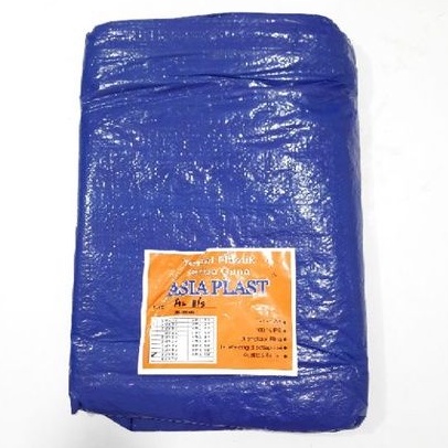 Terpal plastik 4meter x 6meter Blue (G722)