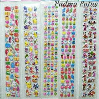 Stiker timbul Bisa Pilih Motif Sticker Anak Panjang aneka Stiker timbul Bisa Pilih Motif Sticker Anak Panjang aneka