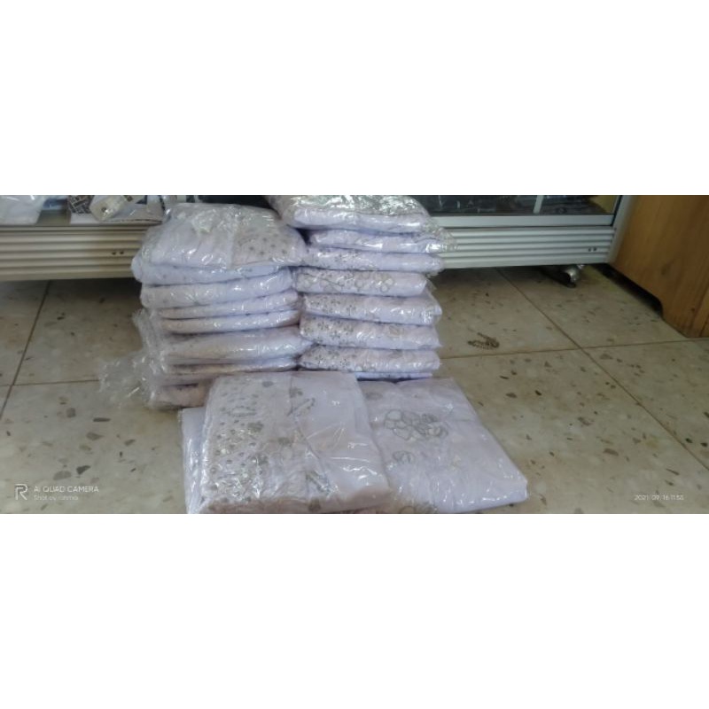 Mukenah bordir putih