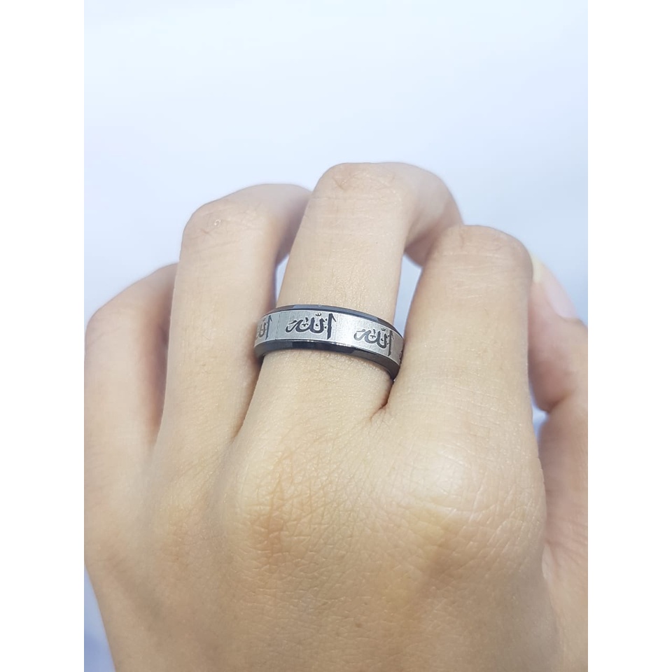 Cincin Couple Titanium ANTI KARAT SELAMANYA PGM CT122 (SATUAN)