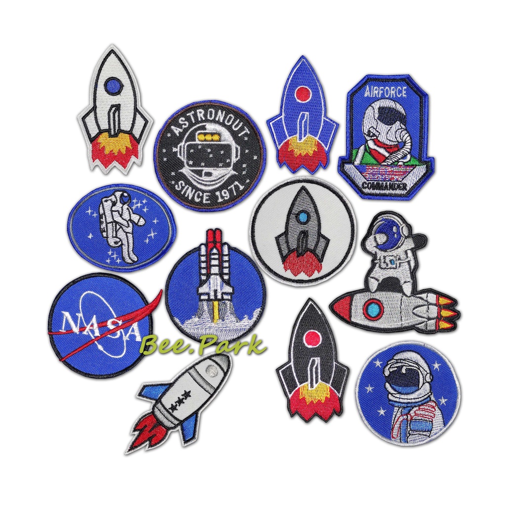 Pacth Bordir Jahit Patch Emblem Astonot/Nasa