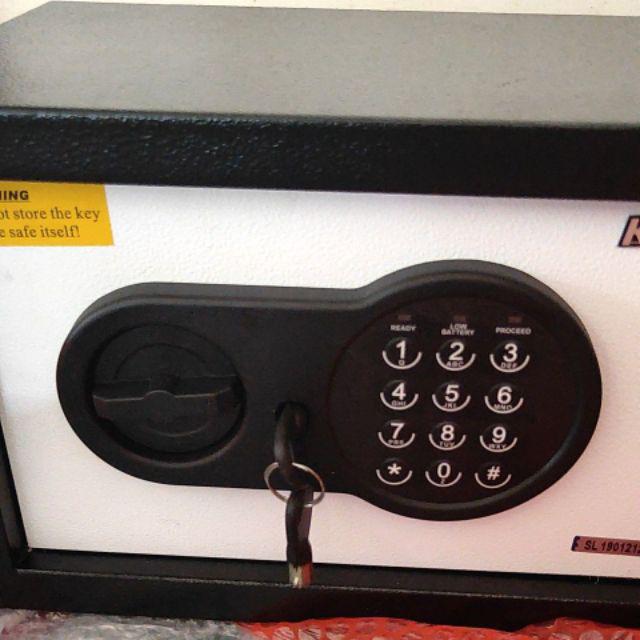 Krisbow Brankas 20et-1/2 - Hitam / Brankas Uang Digital Safe Box / Brankas Mini
