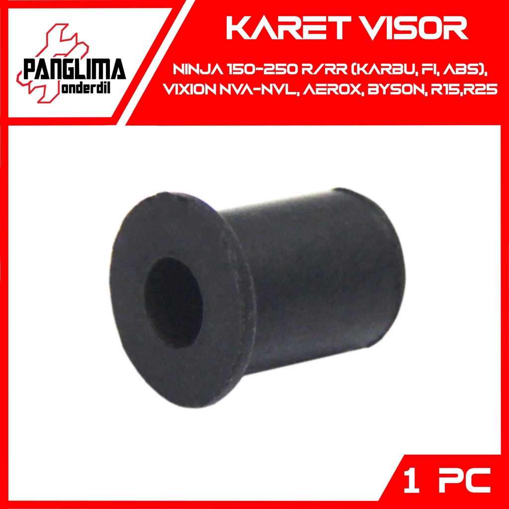 Karet Visor Tipis Ninja 150-250 R-RR Karbu-FI-F1-ABS & Vixion New NVA-NVL & Aerox & Byson & R15 & R2