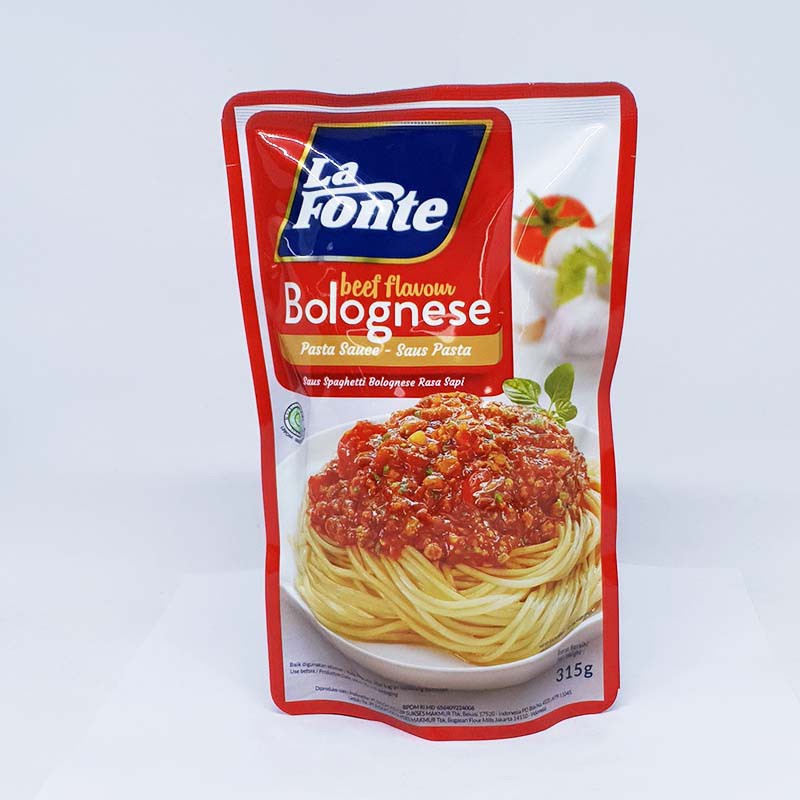 

LA FONTE BEEF/CHICKEN FLAVOUR BOLOGNESE PASTA SAUCE 315 GRAM