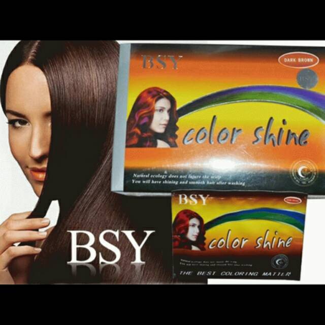 BSY NONI Dark Brown - Coklat Tua Semir Pewarna Shampo Rambut Herbal