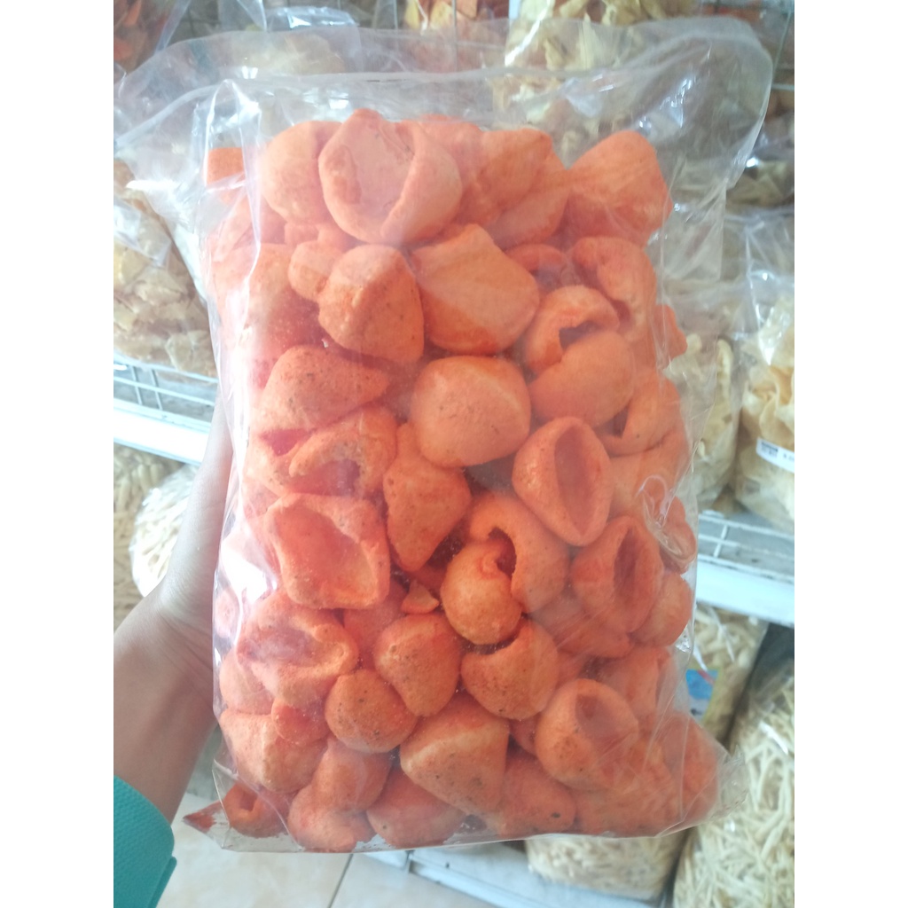 

PROMO KERUPUK KERANG CAMILAN PEDAS SNACK KRUPUK KEONG RAMBO PEDAS TERMURAH