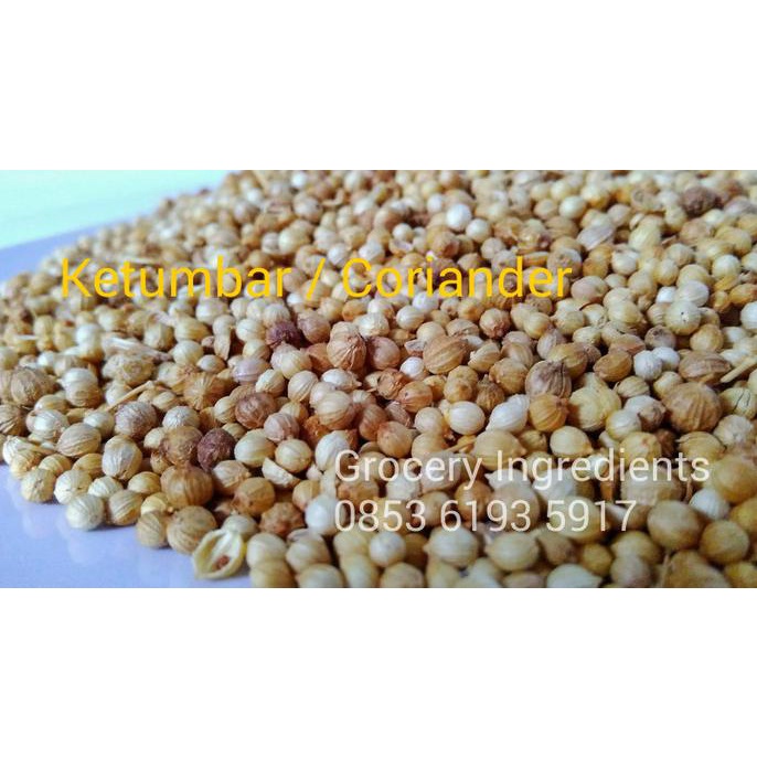 

Ketumbar Utuh / Coriander Whole - 50Gr / Whole Coriander Seed