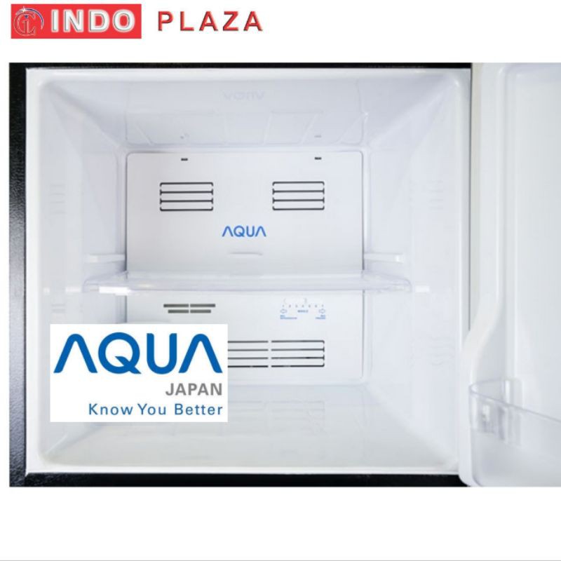 KULKAS 2 PINTU LOW WATT 187 Liter AQUA AQR-D251