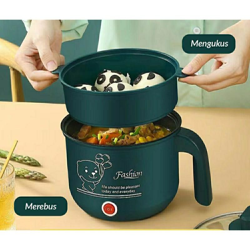 (COD) Panci Listrik Serbaguna / Panci Listrik Advance c-330 / Panci Anti Lengket /  Warmer Steamer