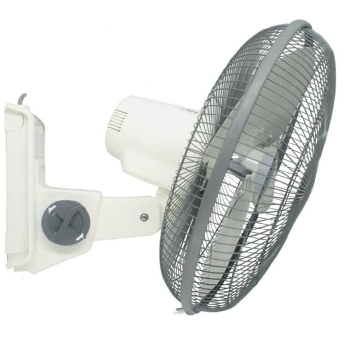 Kipas Angin Besi Tornado Meja + Dinding / Tembok Panasonic F-ET4014 - Abu-abu Muda