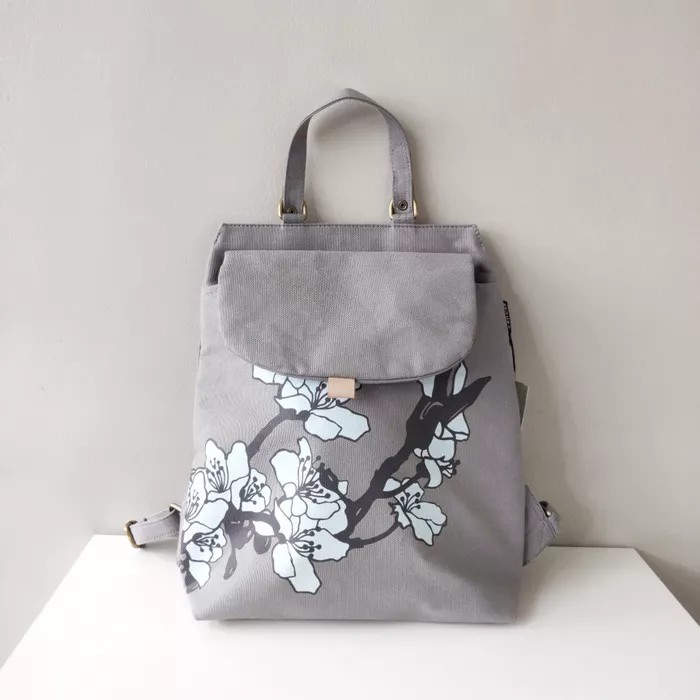 

Classic Backpack Sakura Slate Canvas Living