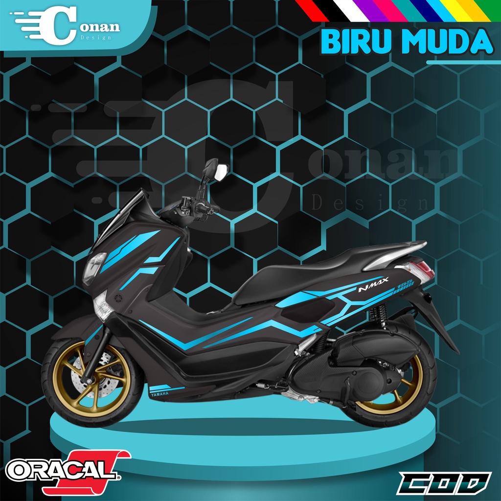 Aksesoris Motor Nmax Cutting Sticker Nmax Stiker Motor Nmax Striping Nmax 2019 All Nmax - NMxB04