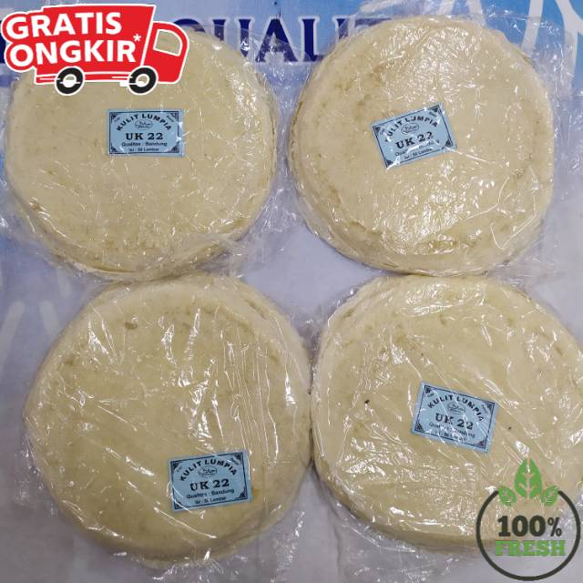 

[PASTI FRESH] KULIT LUMPIA UK 22 ISI 50LBR