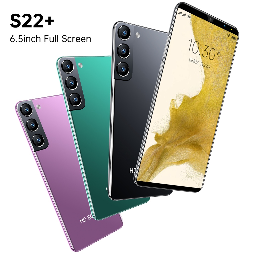 【HP MURAH 2022 + Gratis Ongkir + COD】 S22+ Handphone Android 4G/5G 6.5 Inci RAM 8GB ROM 256GB Baru S