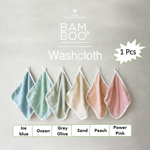 1 PCS LITTLE PALMERHAUS WASHCLOTH BAMBOO MASON SAPU TANGAN-BELLA SHOP