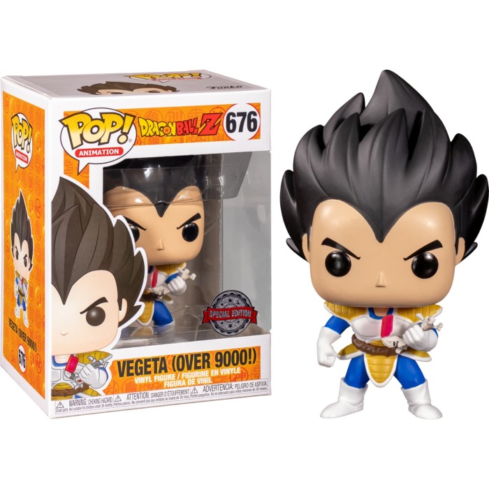 Funko Pop Animation - DragonBall Z - Vegeta (Over 9000) [Exclusive]