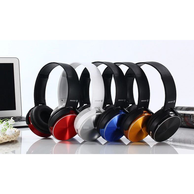 Headphone Wireless XB-450 Xtra Bass / Handsfree / Earphone / Headset