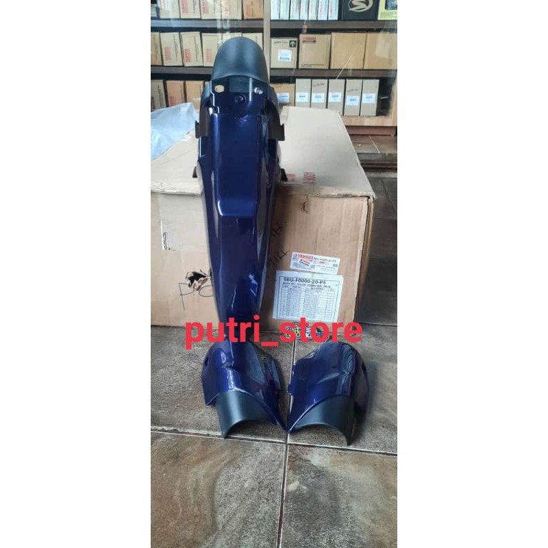 Spakbor depan original 125z dan tutup kupingan set kanan kiri