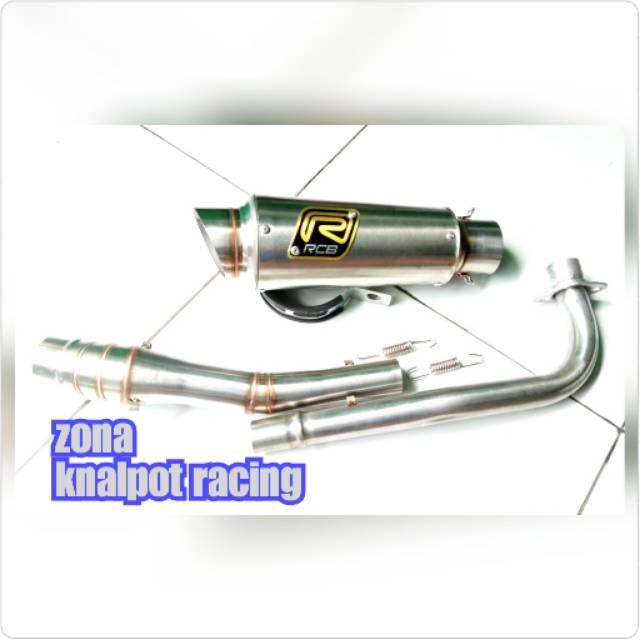 KNALPOT RACING RCB JUPITER-Z VEGA SMASH SHOGUN.KNALPOT RCB NETRAL BEBEK