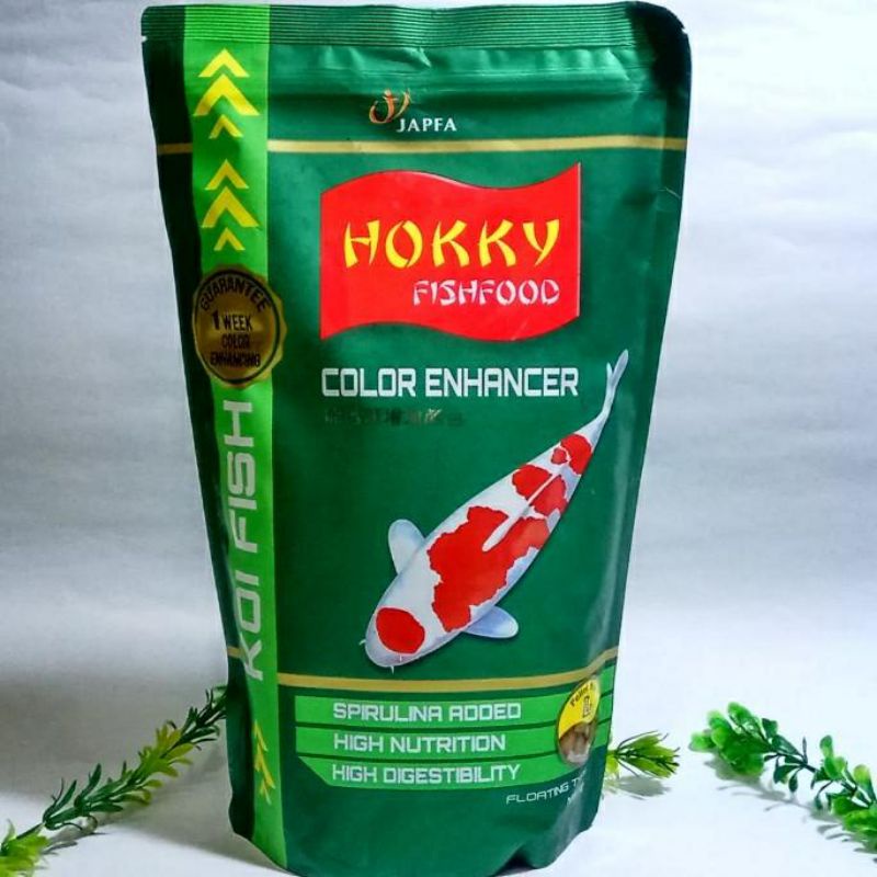 Hokky Hoki Spirulina Large L 1 Kg Color Enchancer Makaanan Pakan Pelet Ikan Koi 1kg