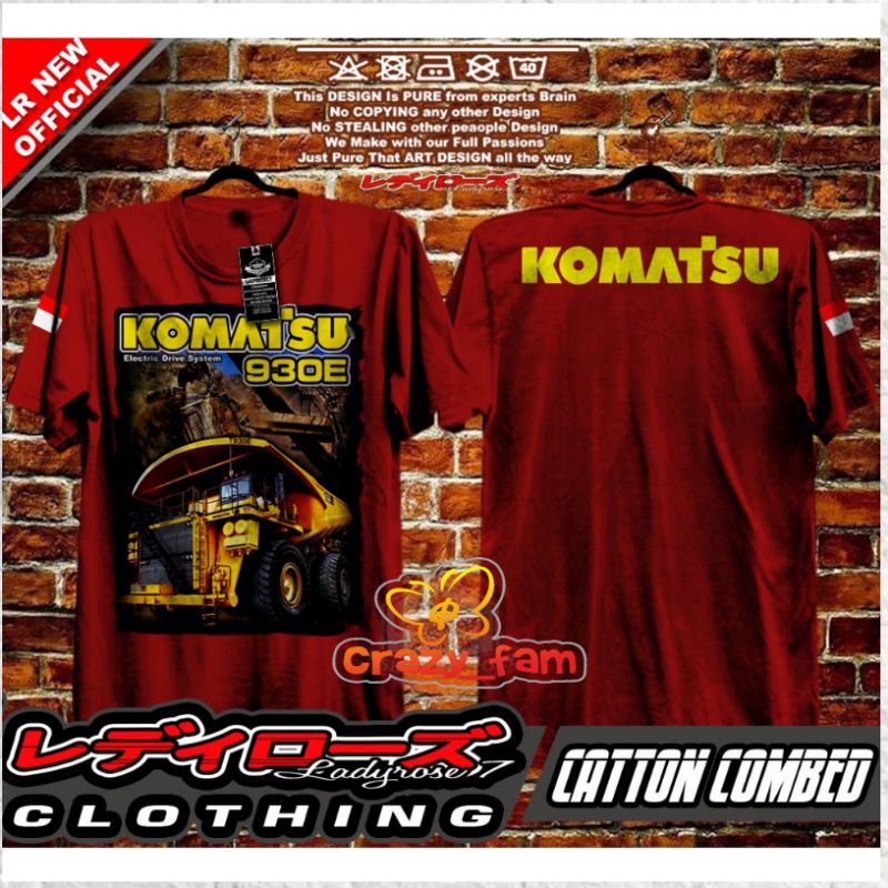 KAOS BAJU ALAT BERAT KOMATSU ARTIC