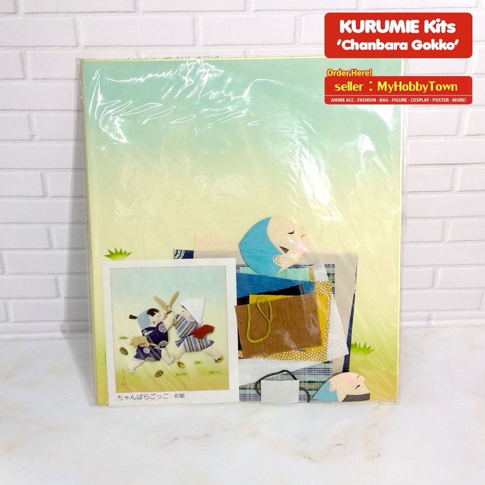 Kurumie Kit : Chanbaragokko DIY Craft Kertas Washi