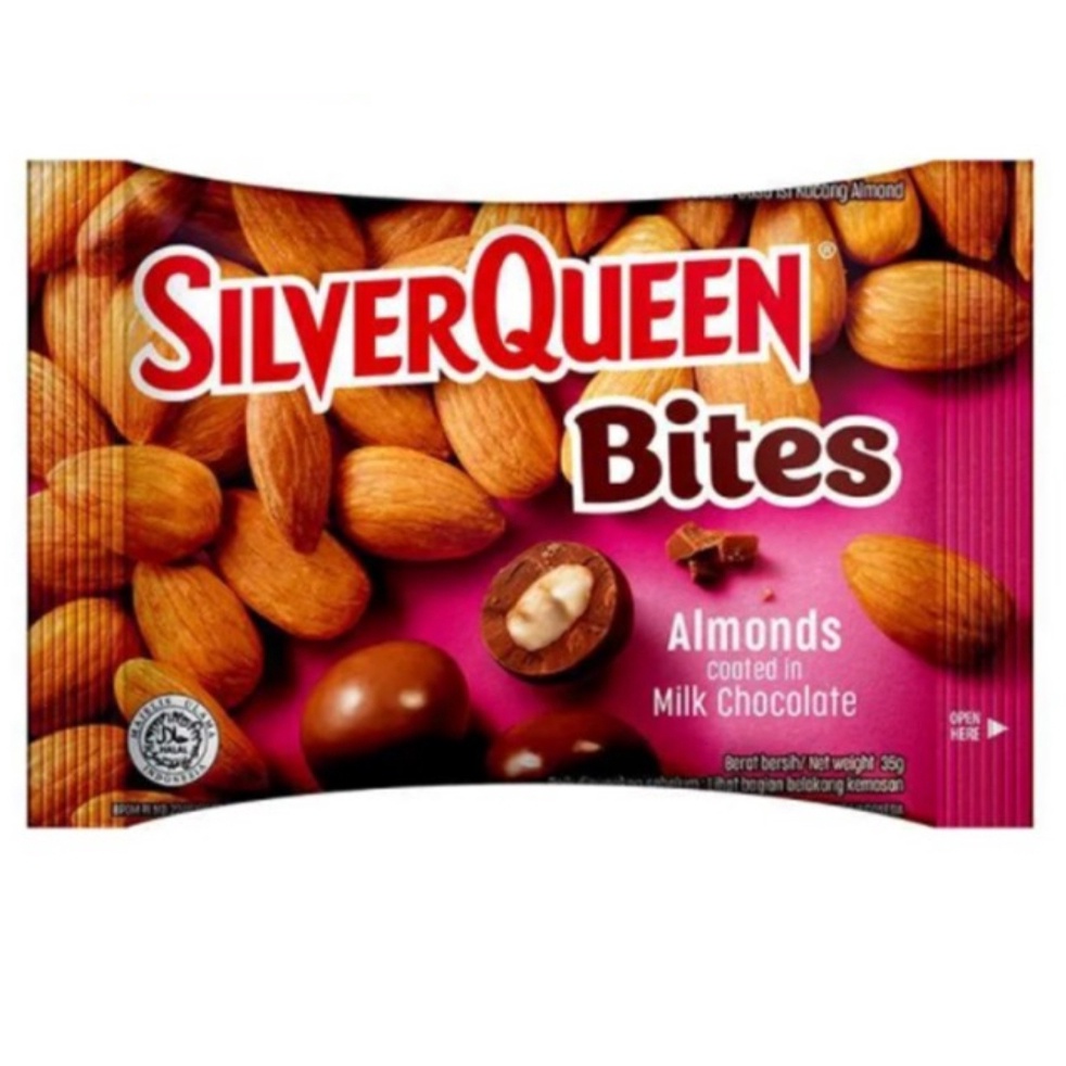 Silverqueen bites Almonds milk chocolate 35 g