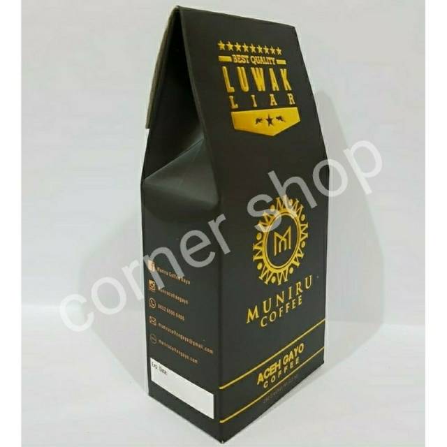 

Bubuk Kopi Luwak Aceh Muniru 250gr