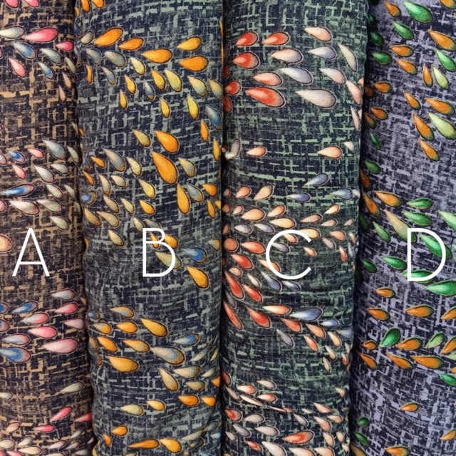 Kain Katun Viscose Premium Motif Abstrak Shopee Indonesia