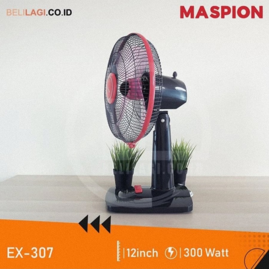 MASPION Kipas Angn Desk Fan 12&quot; / Kipas Angin Meja 12 inch EX 307 -  Garansi Resmi 1 Tahun